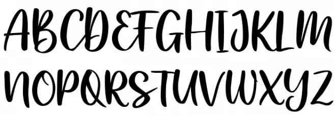 Roshtida Regular Schriftart Groß
