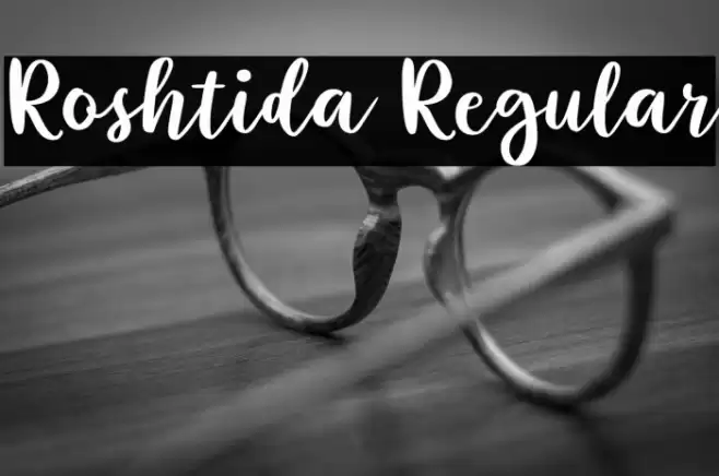 Roshtida Regular Font examples