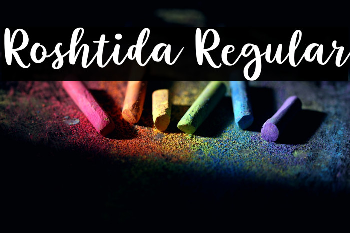 Roshtida Regular Example 3