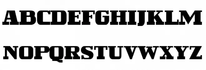 Roshungi Bold Schriftart Groß