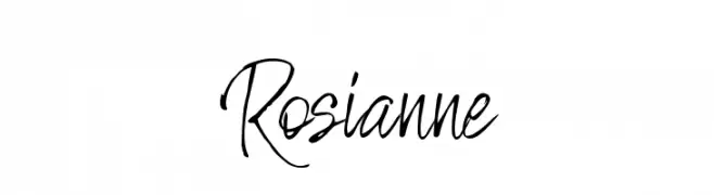 Rosianne  les polices de caractères gratuit tlcharger