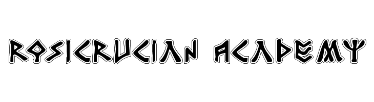 Rosicrucian Academy Font