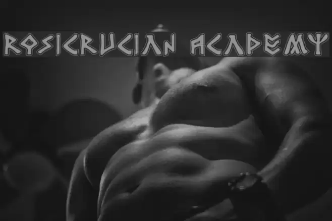 Rosicrucian Academy フォント examples