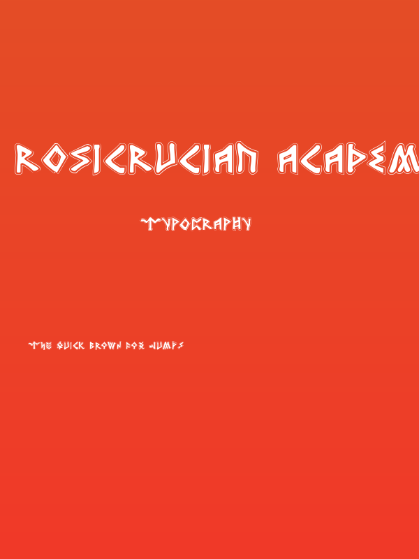 Rosicrucian Academy Poster