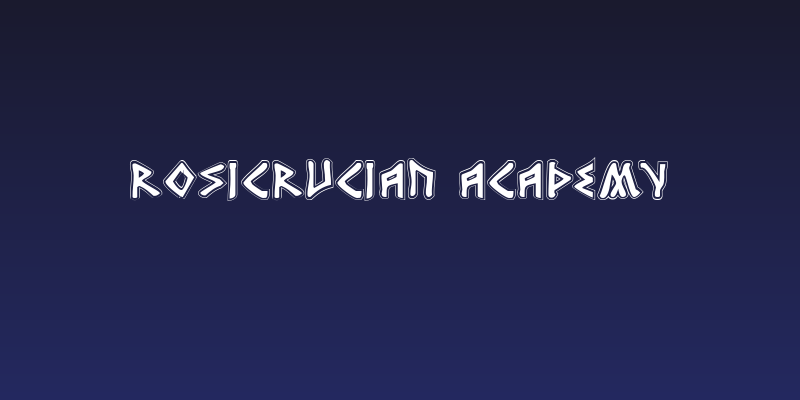 Rosicrucian Academy Social Header