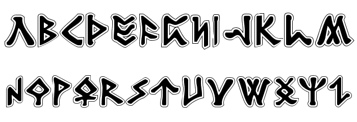 Rosicrucian Academy フォント 小文字
