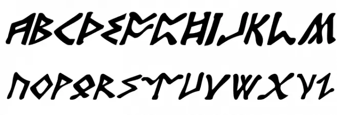 Rosicrucian Italic Fuentes MAYÚSCULAS