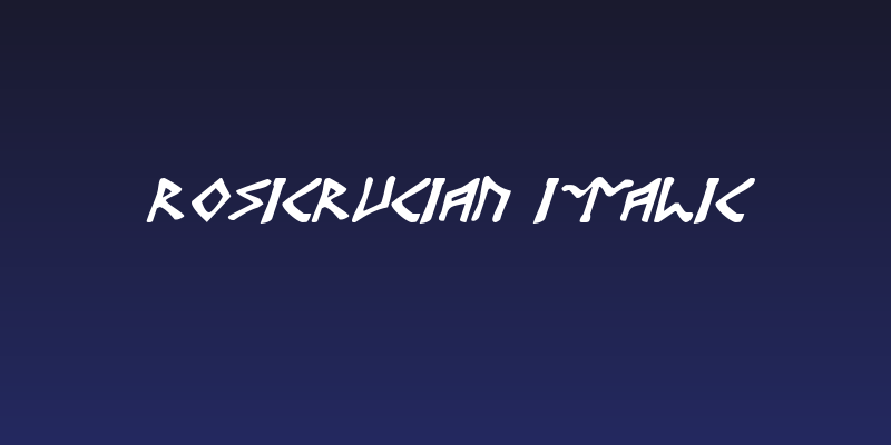 Rosicrucian Italic Social Header