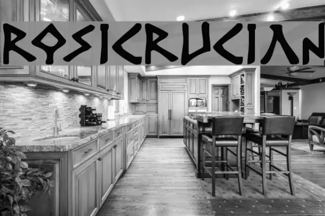 Rosicrucian フォント examples