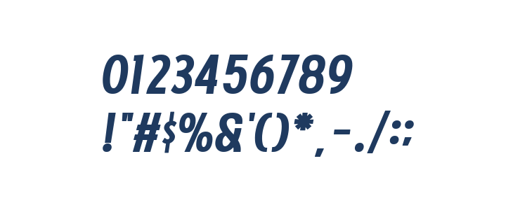 Rosign Bold Italic Other Characters