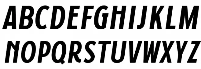 Rosign Bold Italic Caratteri MINUSCOLO