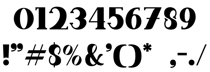 Rosita Milk Font OTHER CHARS