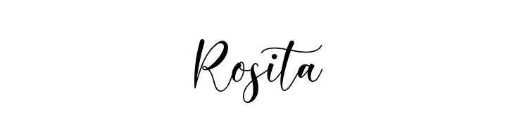 Rosita  les polices de caractères gratuit tlcharger