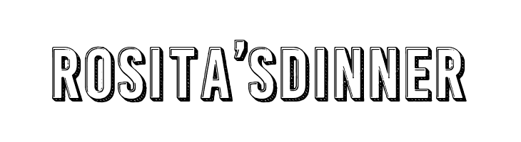 Rosita's Dinner  Fuentes Gratis Descargar