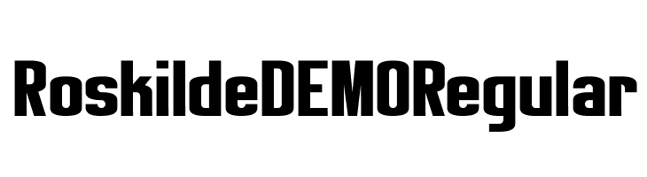 Roskilde DEMO Regular Font