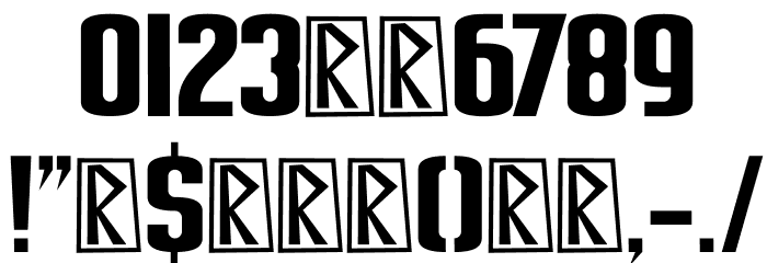 Roskilde DEMO Regular Font OTHER CHARS