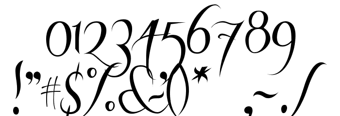 Roskrift Clean Font OTHER CHARS