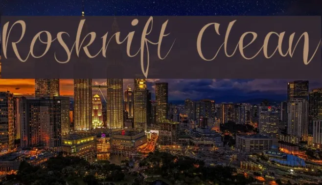 Roskrift Clean Example 1
