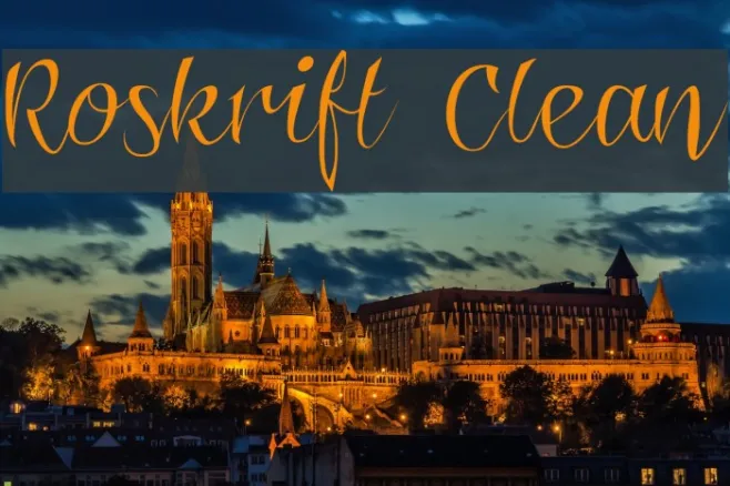 Roskrift Clean Example 2