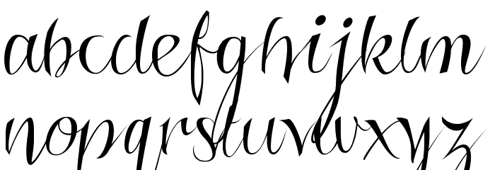 Roskrift Clean Font LOWERCASE