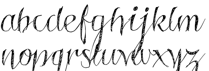 Roskrift Font LOWERCASE