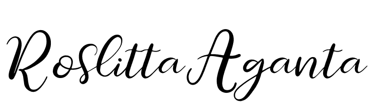 Roslitta Aganta  les polices de caractères gratuit tlcharger