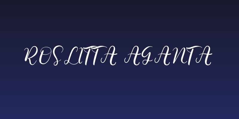 Roslitta Aganta Social Header