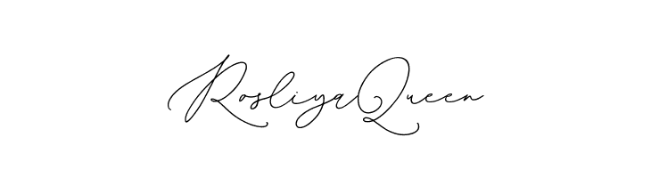 RosliyaQueen Font