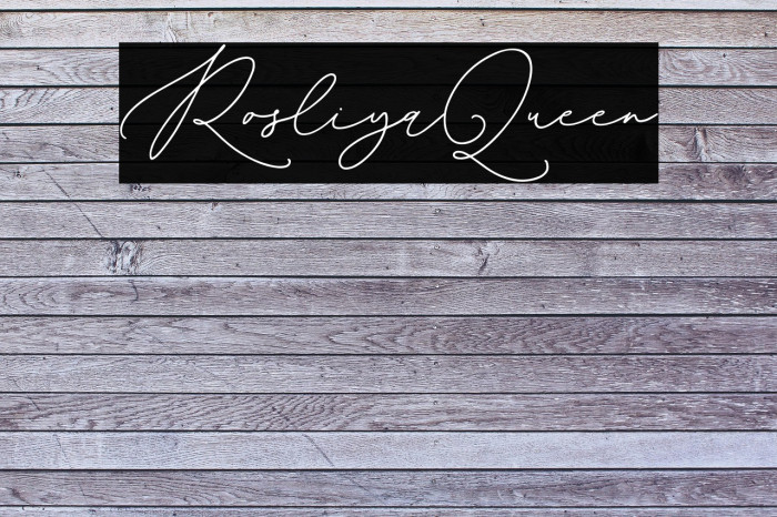 RosliyaQueen Example 1