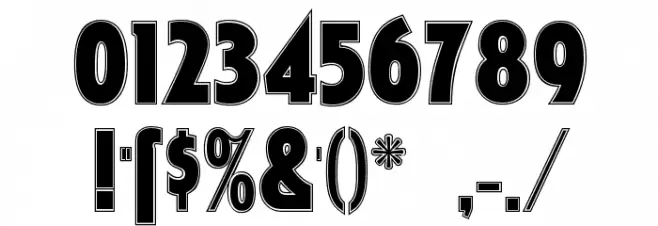 Roslyn Contour Font OTHER CHARS