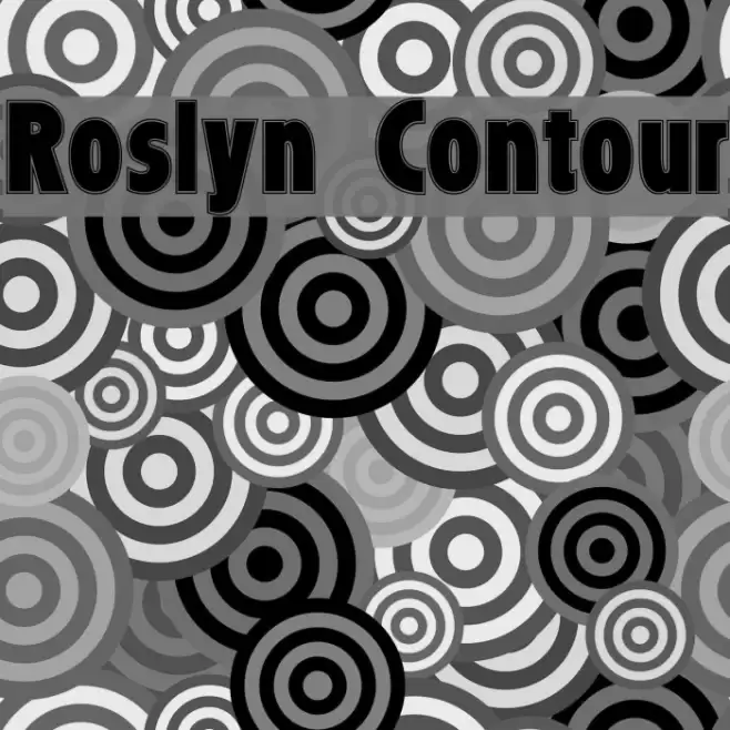 Roslyn Contour Font examples