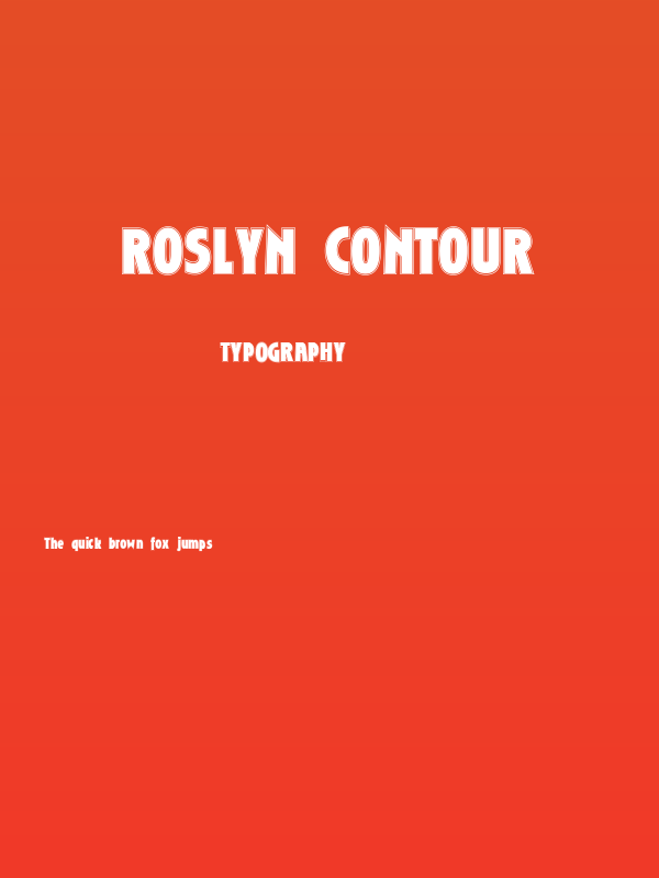 Roslyn Contour Poster
