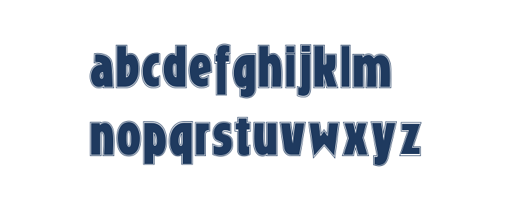 Roslyn Contour Lowercase