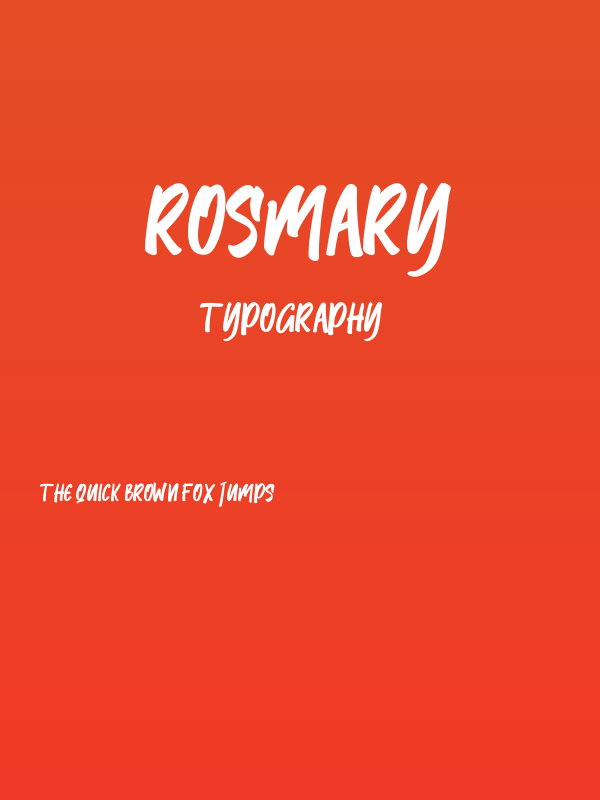 Rosmary Poster