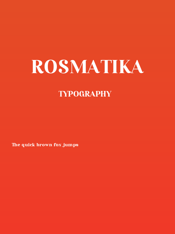 Rosmatika Poster