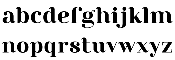 Rosmatika Font LOWERCASE