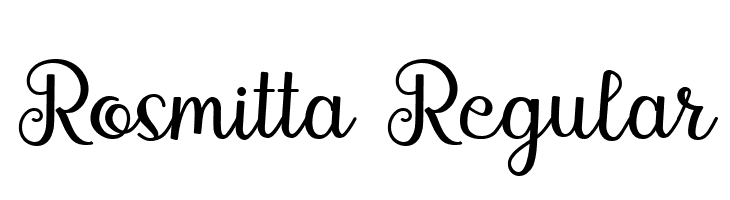 Rosmitta Regular  नि: शुल्क फ़ॉन्ट्स डाउनलोड