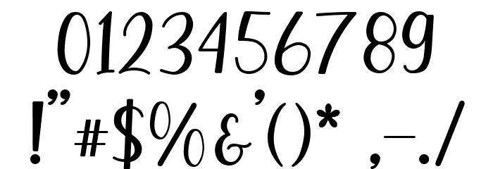 Rosmitta Regular Font OTHER CHARS