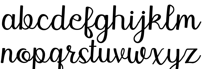 Rosmitta Regular Font LOWERCASE