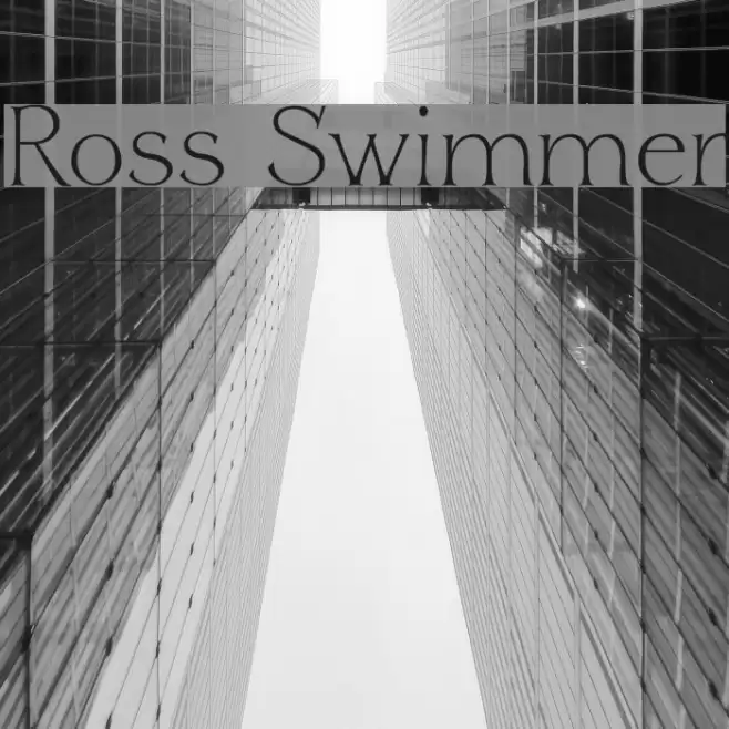 Ross Swimmer Font examples