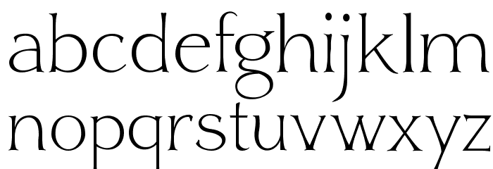 Ross Swimmer Font LOWERCASE