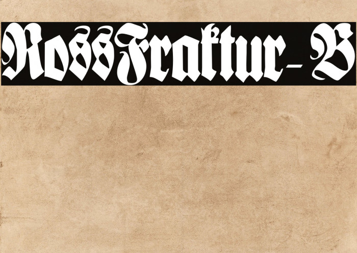 RossFraktur-B Example 3