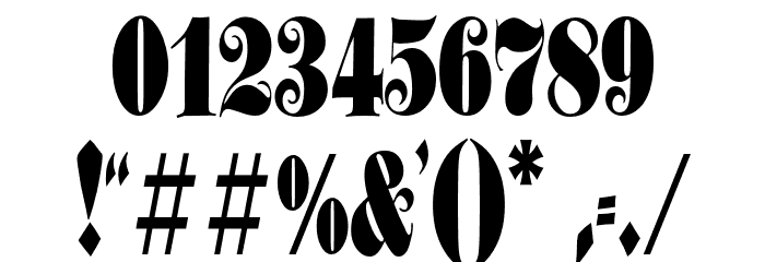 RossFraktur Font OTHER CHARS