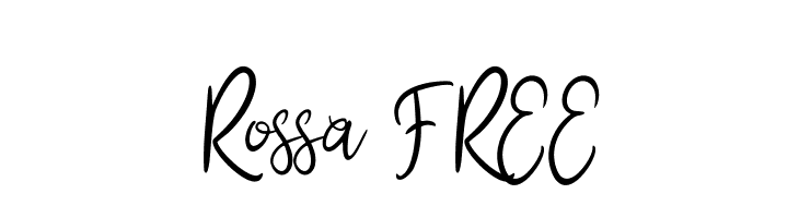 Rossa FREE  font caratteri gratis