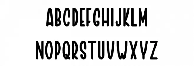 Rossabel Display Caratteri MINUSCOLO