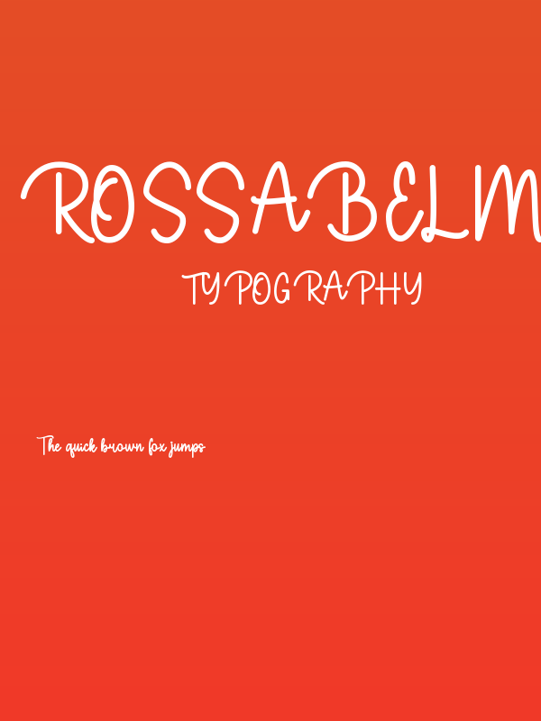 Rossabel Monoline Poster