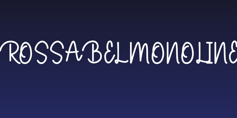 Rossabel Monoline Social Header