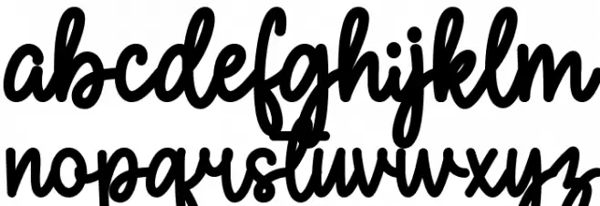 Rossabel Monoline Caratteri MINUSCOLO