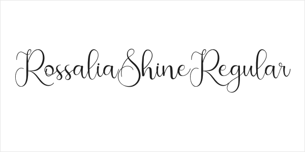 RossaliaShineRegular Logo