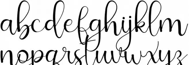 RossaliaShineRegular Font Litere mici